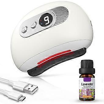 Electric Gua Sha Facial Massager for Wrinkle Reduction and Puffiness Relief, Handheld Tool
