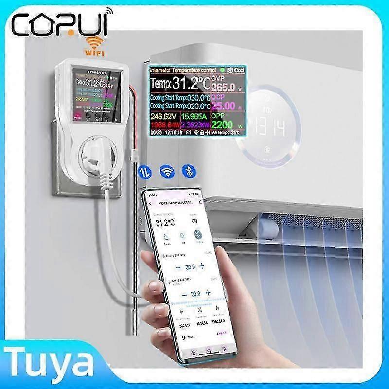 CORUI Tuya WIFI Digital Thermostat Socket Incubator Temperature Controller