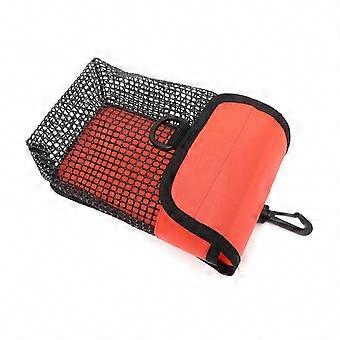 Scuba Diving & Snorkeling Equipment Carry Pouch, Mesh Storage Bag for Finger Reels & Surface Marker Buoys