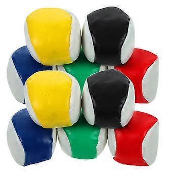 10pcs Bean Bags for Tossing - Mini Cornhole Bean Bags - Juggling Balls - Tossing Beanbags for Outdoor Yard Game Family Activities and Classroom Fun