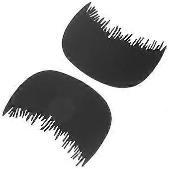 2 pcs Pente de Fibra de Cabelo Pente de Cabelo Pente de Escudo Pente de Linha de Cabelo de Plástico Pente de Linha de Cabelo Ferramenta de Otimização de Linha de Cabelo Pente de Fibra de Linha Fina