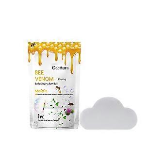 2pcs Bee Venom Cloud Bath Salt Ball, Deep Cleansing Moisturizing Body Care Bubbly Bath Ball for Bathing