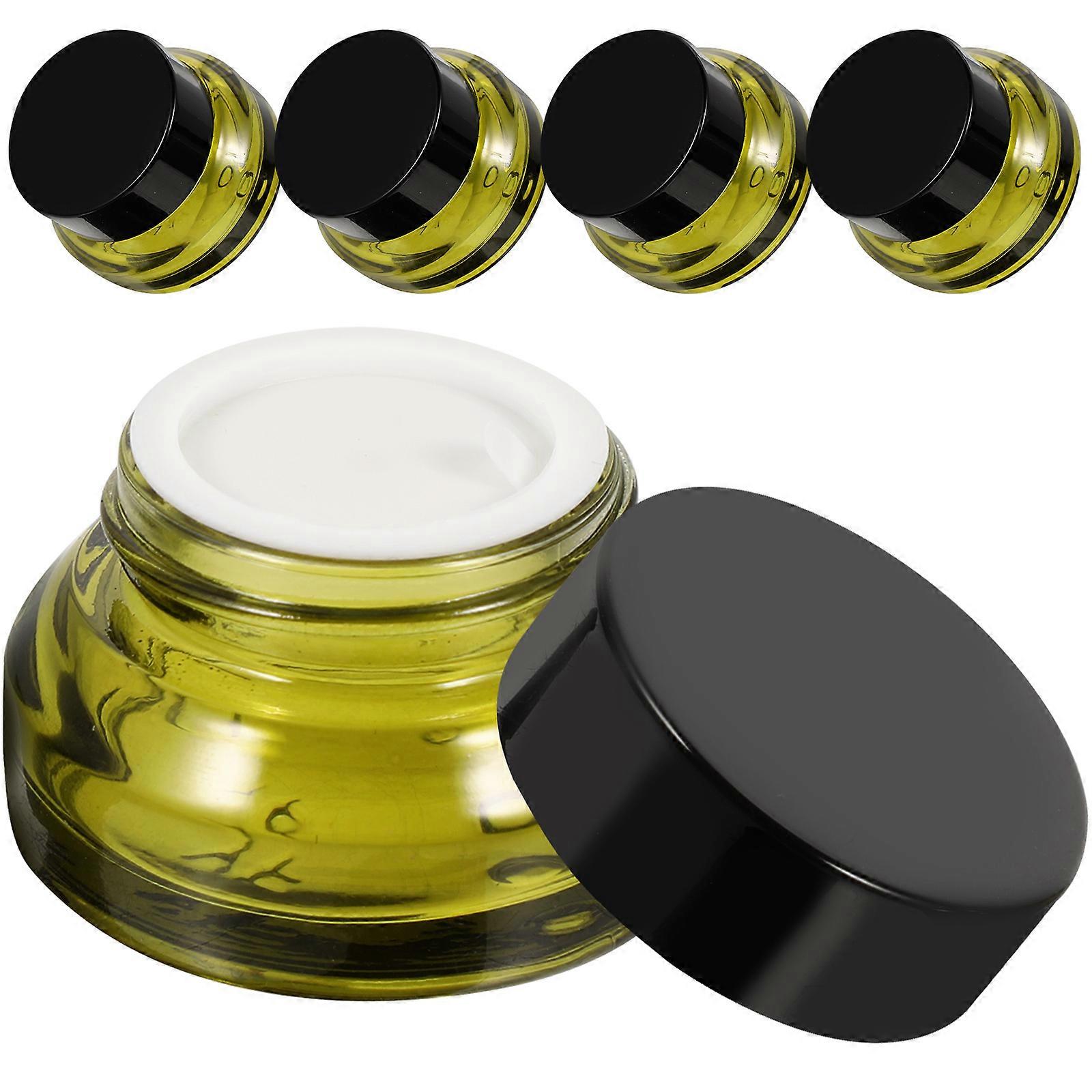 Cream Containers Travel Jars for Storage 5Pcs Refillable Tiny Jars