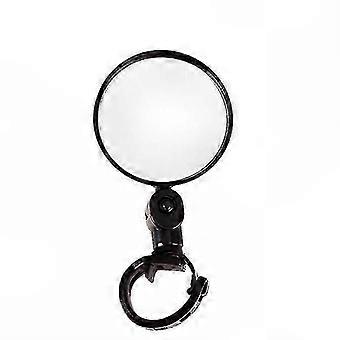 Safe Cycling with 4-Pack Bicycle Handlebar Rearview Mirrors - 360 Rotating Flexible Wide-Angle Convex Side View Mirror, Black