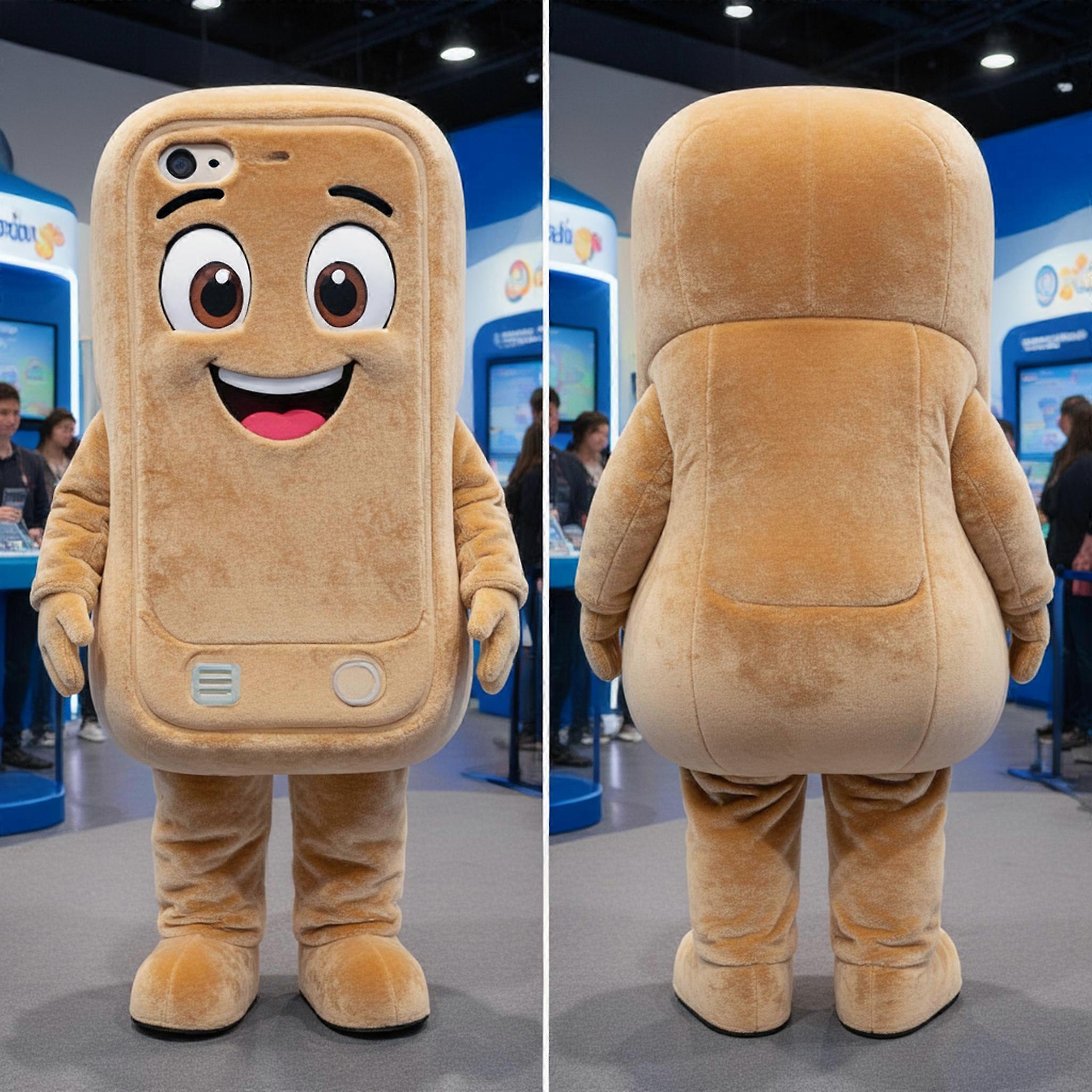 MASTICOT Tan Rounded Mascot