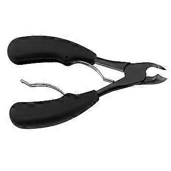 Double Spring Nail Clippers Metal Nail Trimming Tool 3Pcs Black Color