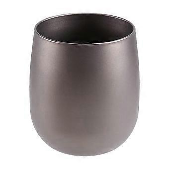 Insulated titanium mug, ideal for outdoor activities such as cooking and camping.-SNNGV