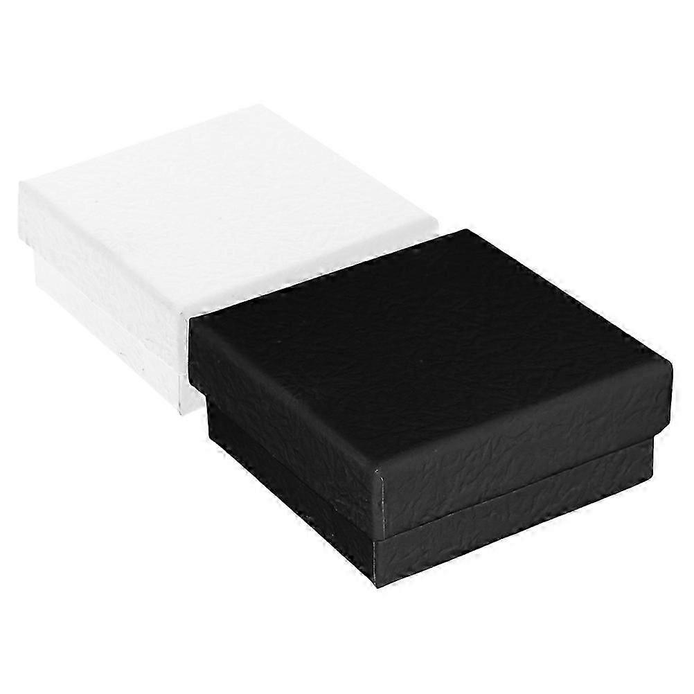 Assorted Color Jewelry Storage Boxes for Storage 2Pcs with Sponge Insert