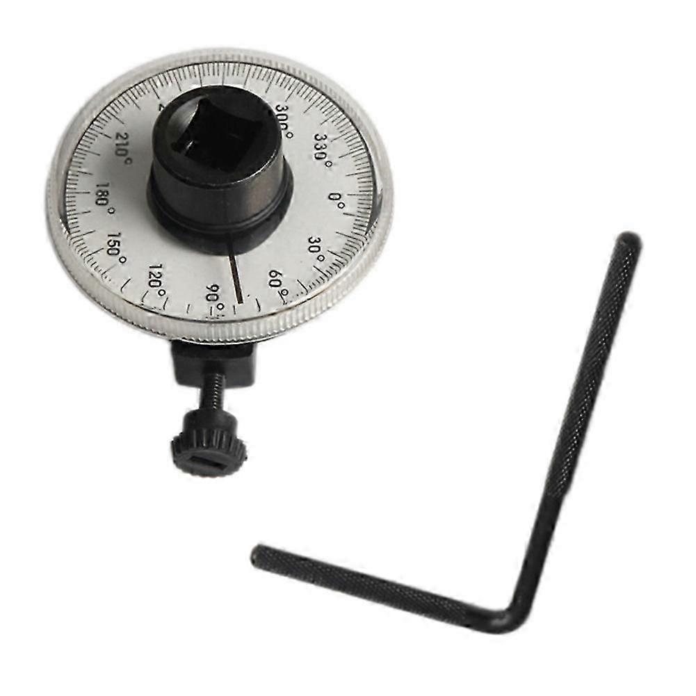 1/2 Torque Indexer Angle Gauge with Clamps Torque Angle Meter Pointer Dial Auto Repair