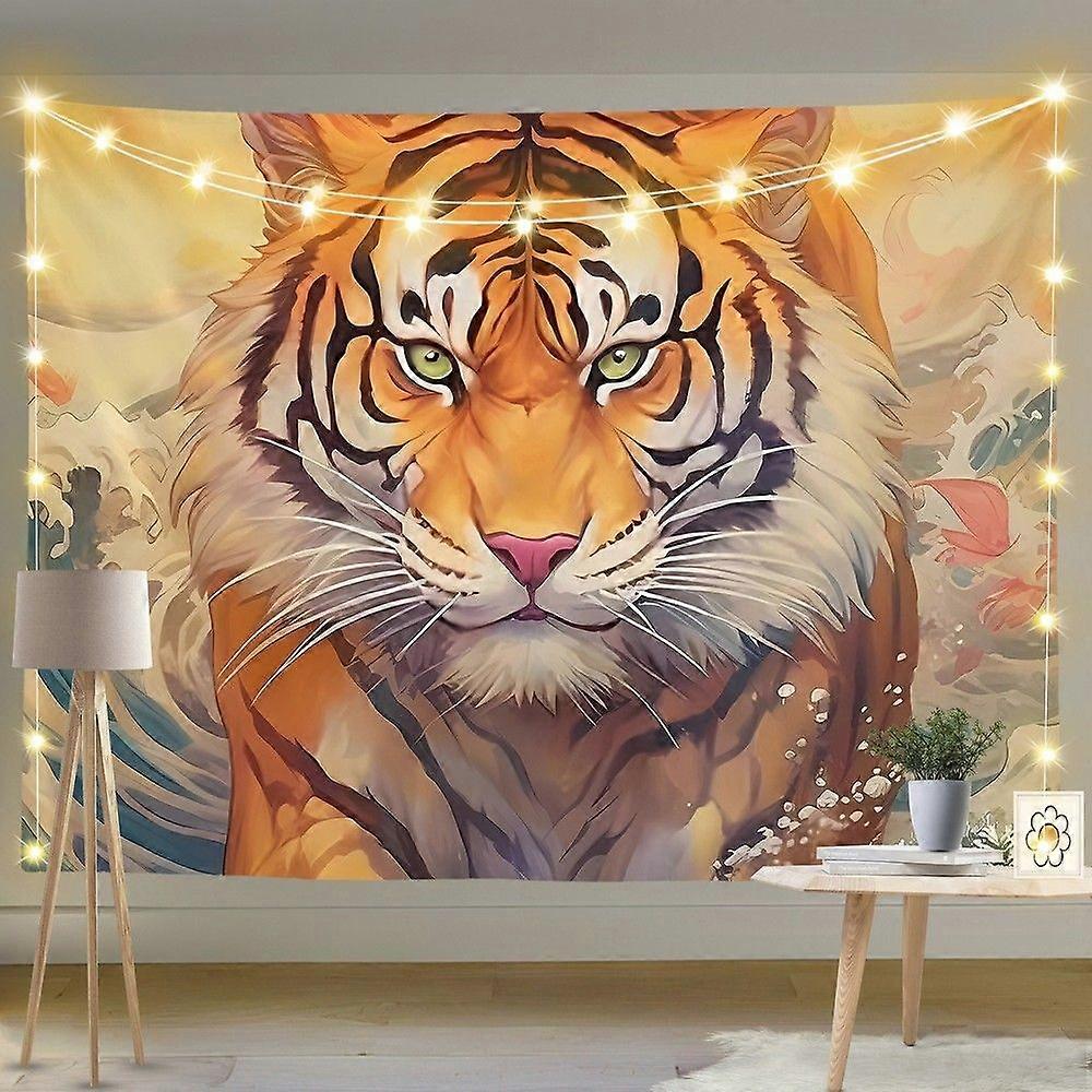 Tiger Pattern Decorate Flag HY2891