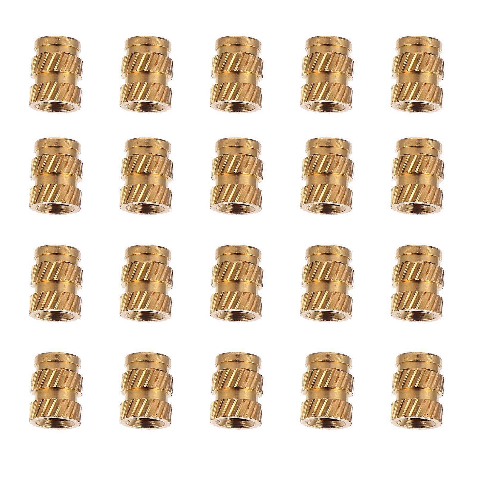 Knurled Nuts for Machine Threaded Inserts Nut 100Pcs Printing Parts