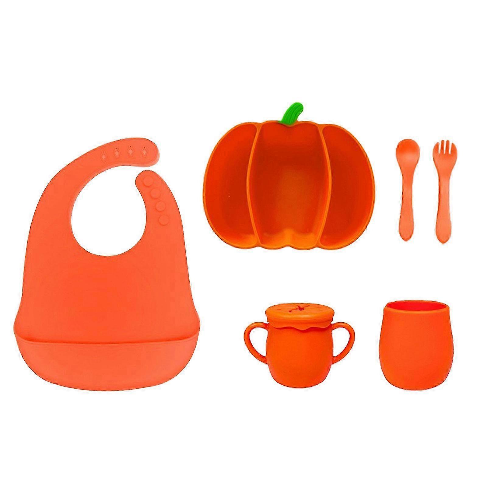 Suction-Built Pumpkin Silicone Plate