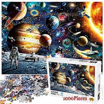 1000-teiliges Weltraum-Puzzle für Erwachsene und Kinder – Galaxie-Universum-Spiel – Geschenkidee – Wanddekoration