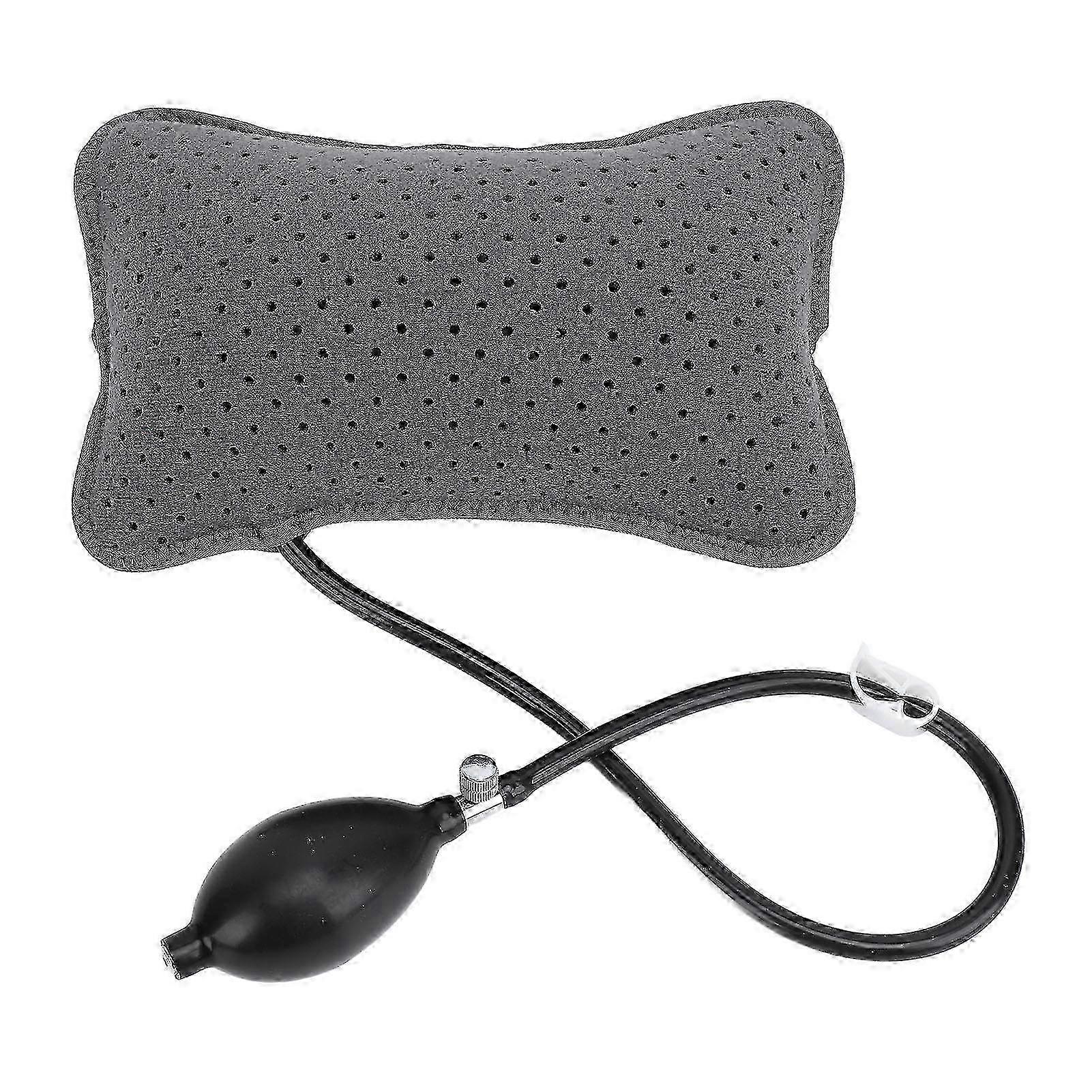 Manual-Inflate Lumbar Support Cushion