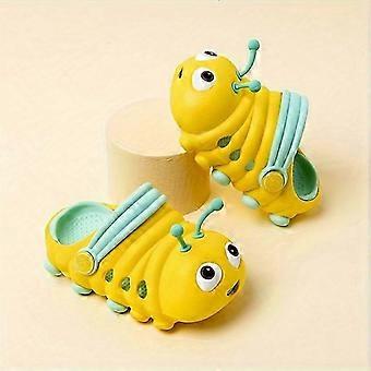 Kids Lightweight Non Slip Slippers Cute Insect Indoor Outdoor Boys Girls