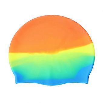 Non-Slip Silicone Swim Cap for Adults, Waterproof and Unisex for Pool