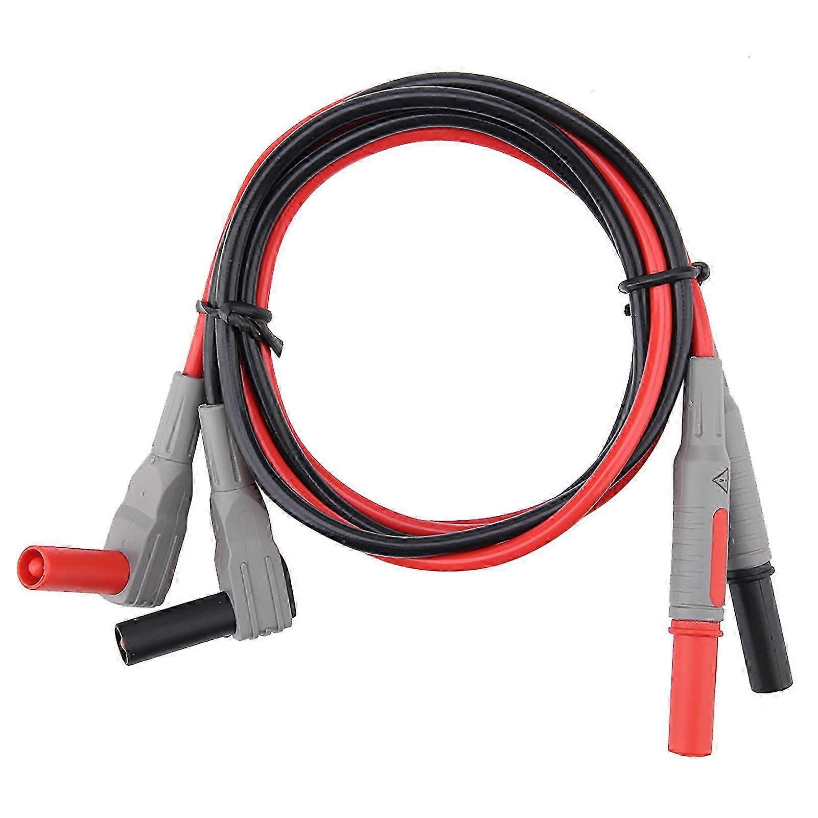 P1300B Electronic Digital Multimeter Test Leads Kit Crocodile Clips Replaceable Probe Tips Set