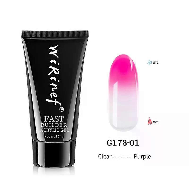 Temperature-Changing UV Nail Extension Builder Gel