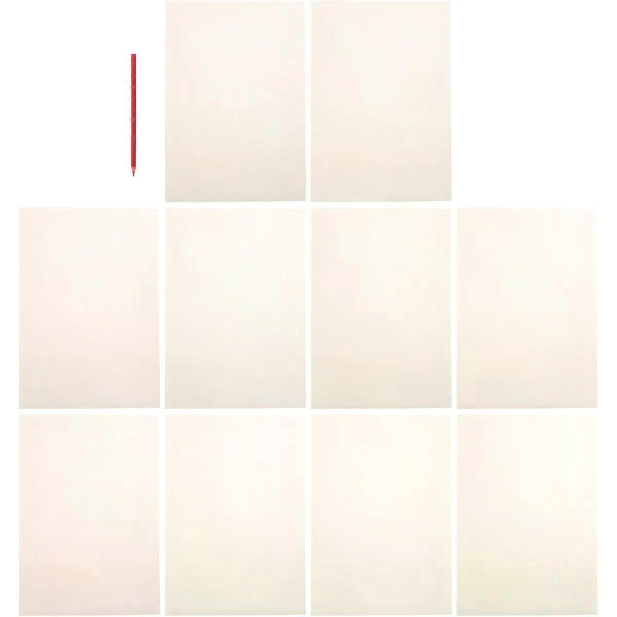 10 Sheets Ceramic Underglaze Transfer Paper for Clay, 10-Sheet