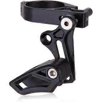 Bici Single-disc Guida Catena Protector Mountain Bicycle Lega di Alluminio Tendicatena MTB Accessori (1pc, nero)