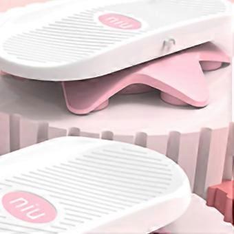 1 Paar Split Waist Twist Board Dubbel Pedaal Mute Taille Twisting Disc Dance Draaibare Disc Home Fitness Apparatuur Roze