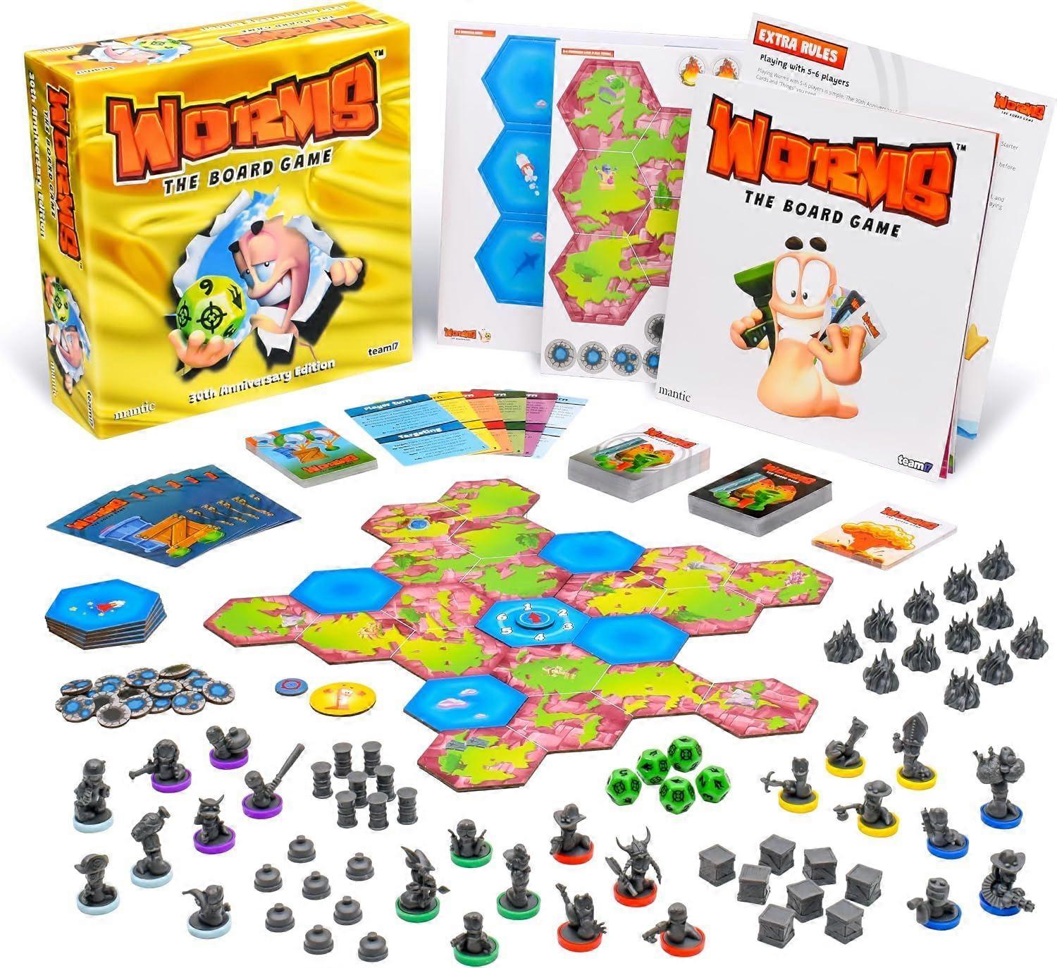 Worms The Board Game - The 30th Anniversary Edition