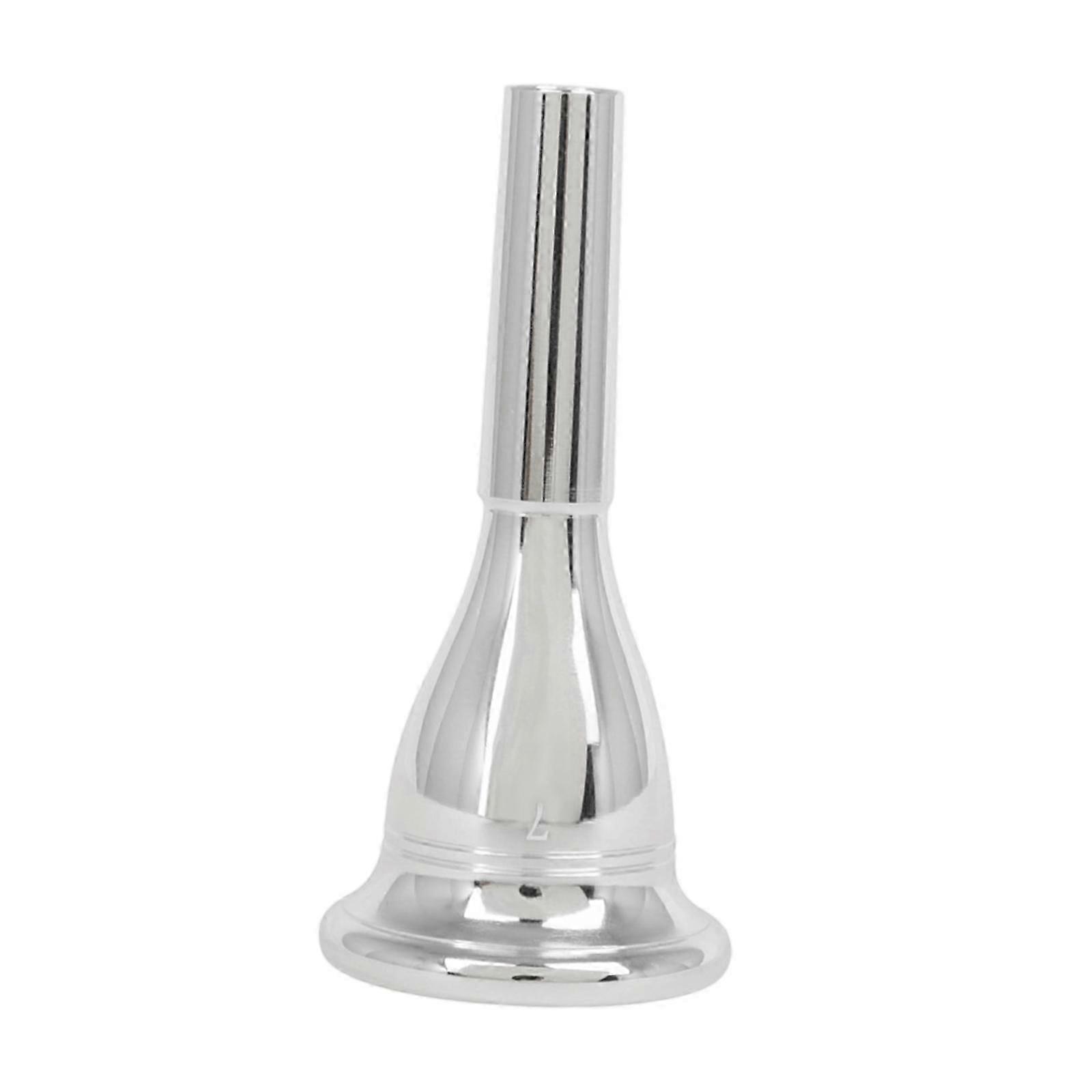 Brass Silver-Plated Tuba Mouthpiece