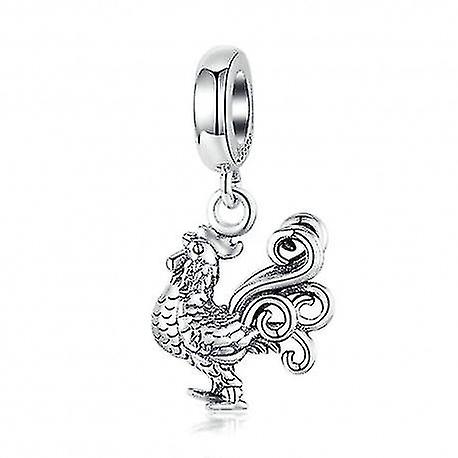 Sterling Silver Pendant Charm Rooster - 6348