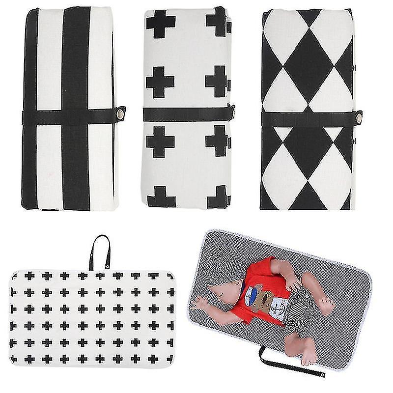 Baby Travel Diaper Changing Mat Portable Foldable Waterproof Washable Infant Change Floor Play Pad M