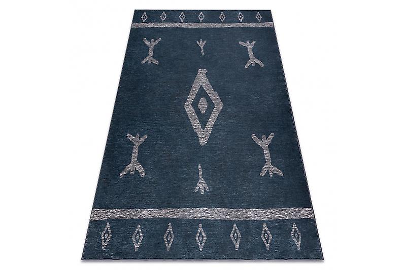 ANTIKA carpet 121 tek, modern aztec, washable - anthracite