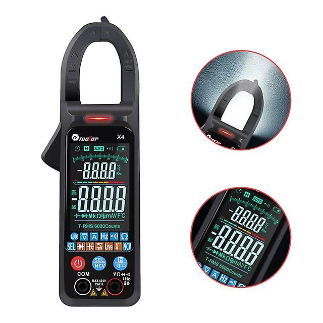 Abs 400a 600v Digital Clamp Meter Color Large Screen Multimeter 6000 Counts Ncv Ac Voltage Tes