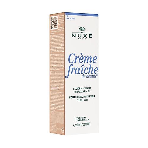 48h moisturizing mattifying fluid 50 ml of cream (Scented woods - Floral)