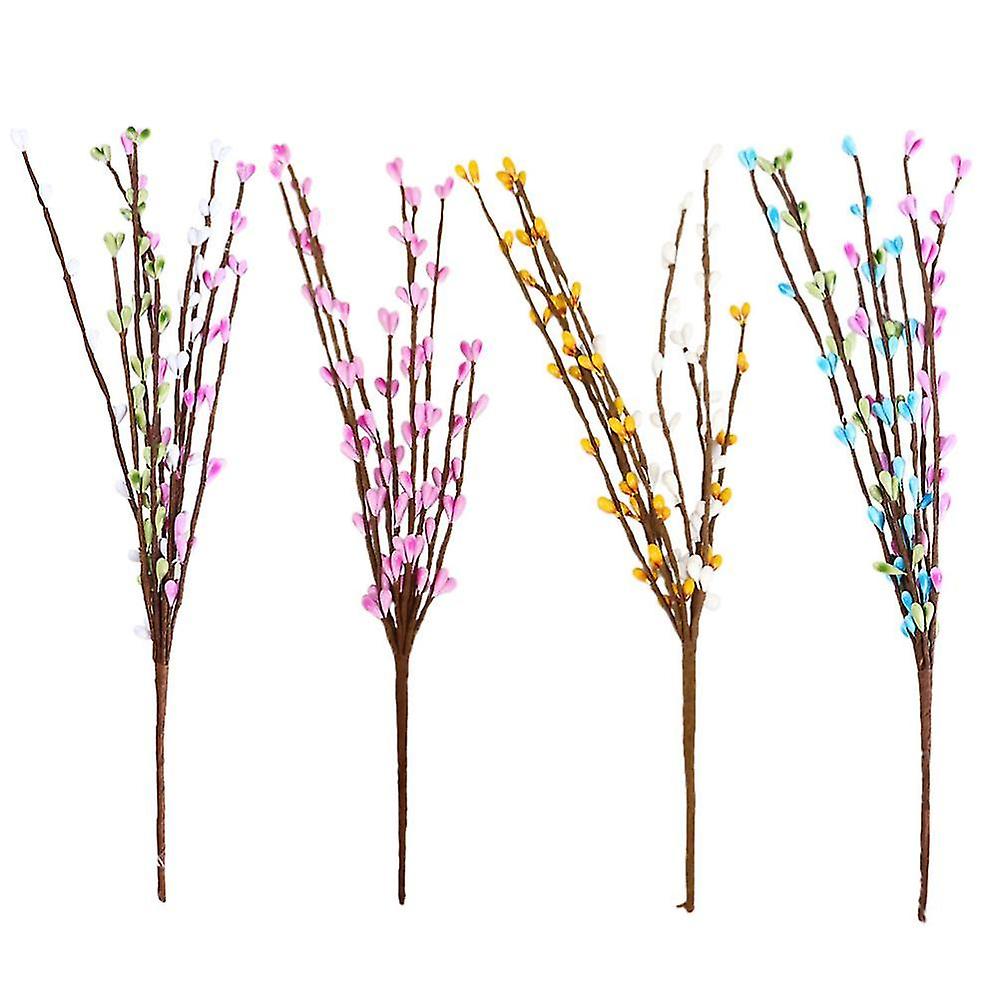 4pcs Creative Easter Branches Decorations Photography Props Party Supplies