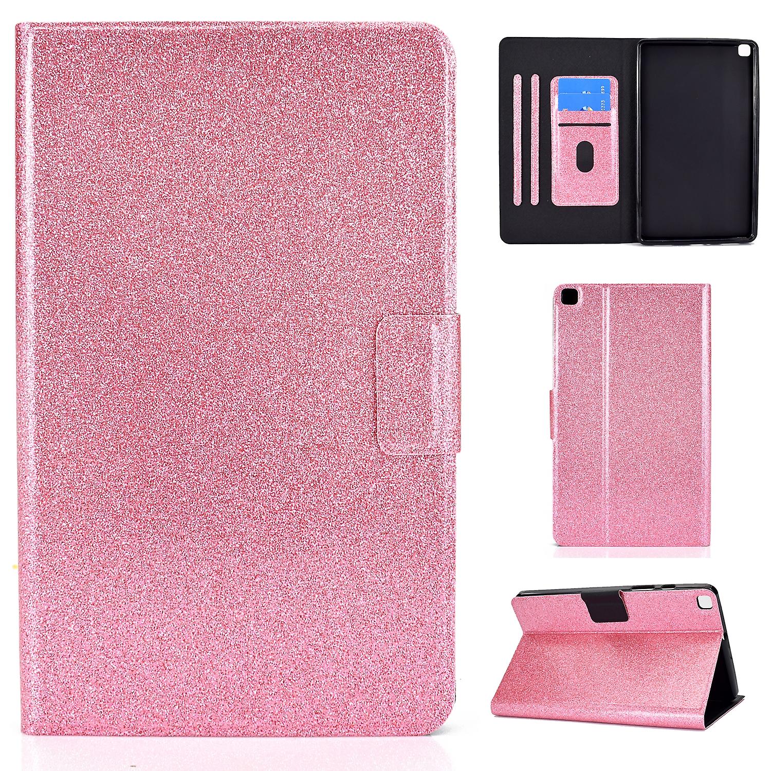 For Samsung Galaxy Tab A7 Lite T220 Glitter Leather Case