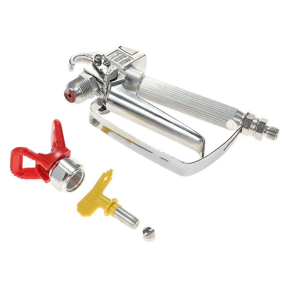 3600PSI High Pressure Airless Paint Spray Gun With 517 Spray Tip & Nozzle Guard Pump Sprayer And