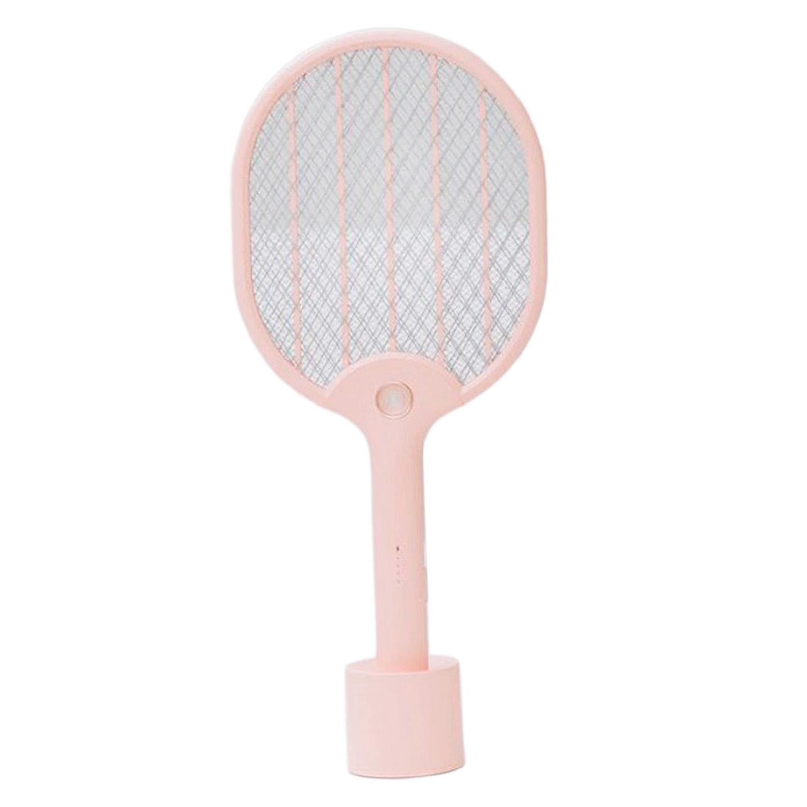 Mosquito Bat Fly Swatter Zapper Killer Electronic Bee Zapper Racket Pink