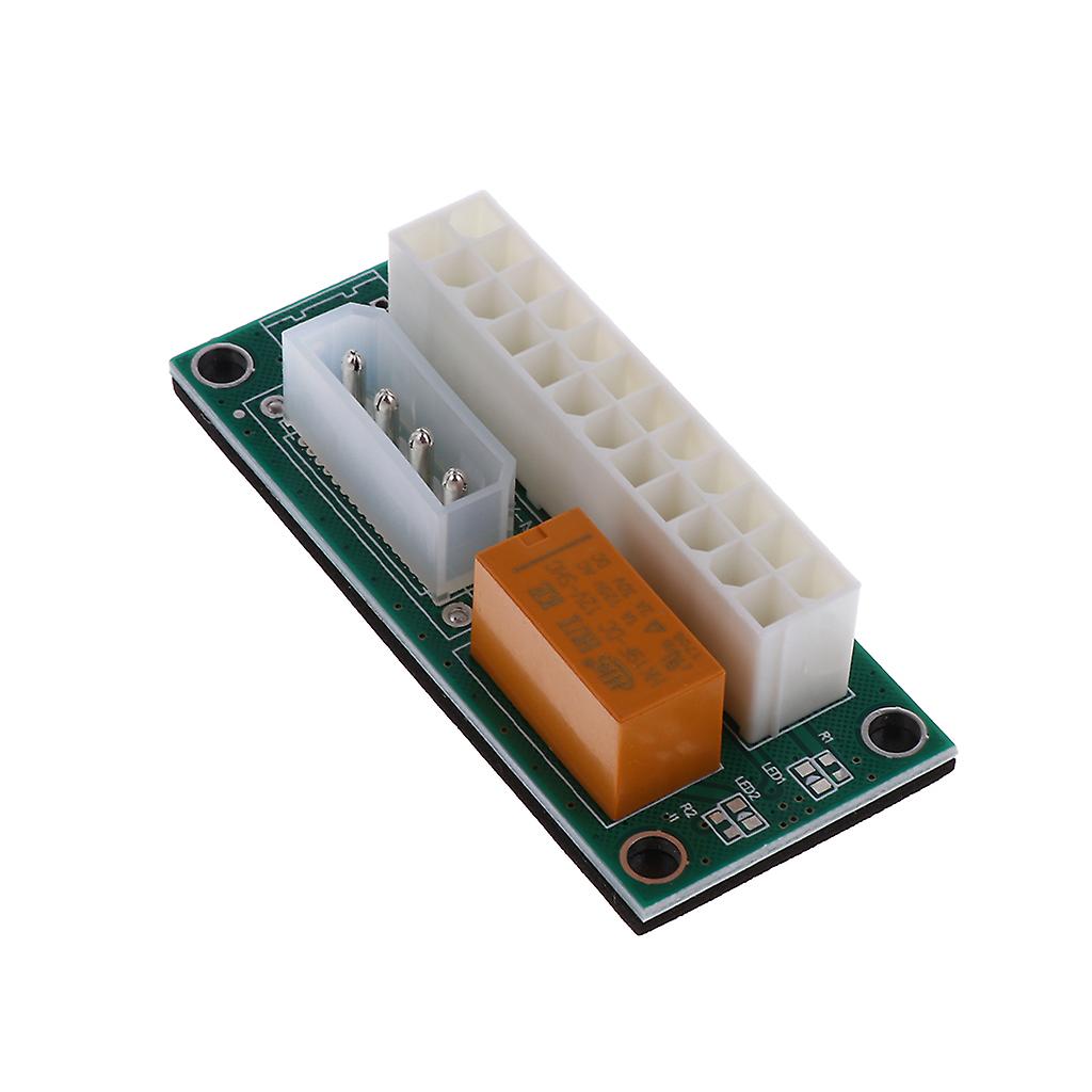 24Pin 4Pin Dual PSU Power Supply Sync Starter Extender Card for Miner Mining