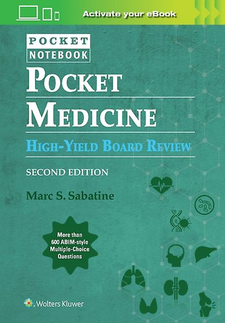 Pocket Medicine High Yield Board Review Print  book With Multimedia by MARC SABATINE Paperback