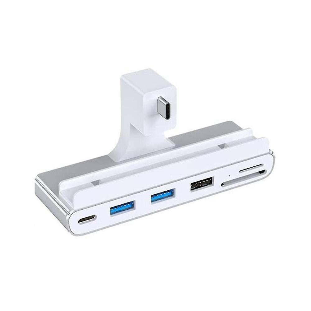 6 In 1 Type-c Usb C Hub Tf Sd Card Reader For Hub Docking Station Usb C For Laptops Support Sd Tf Card