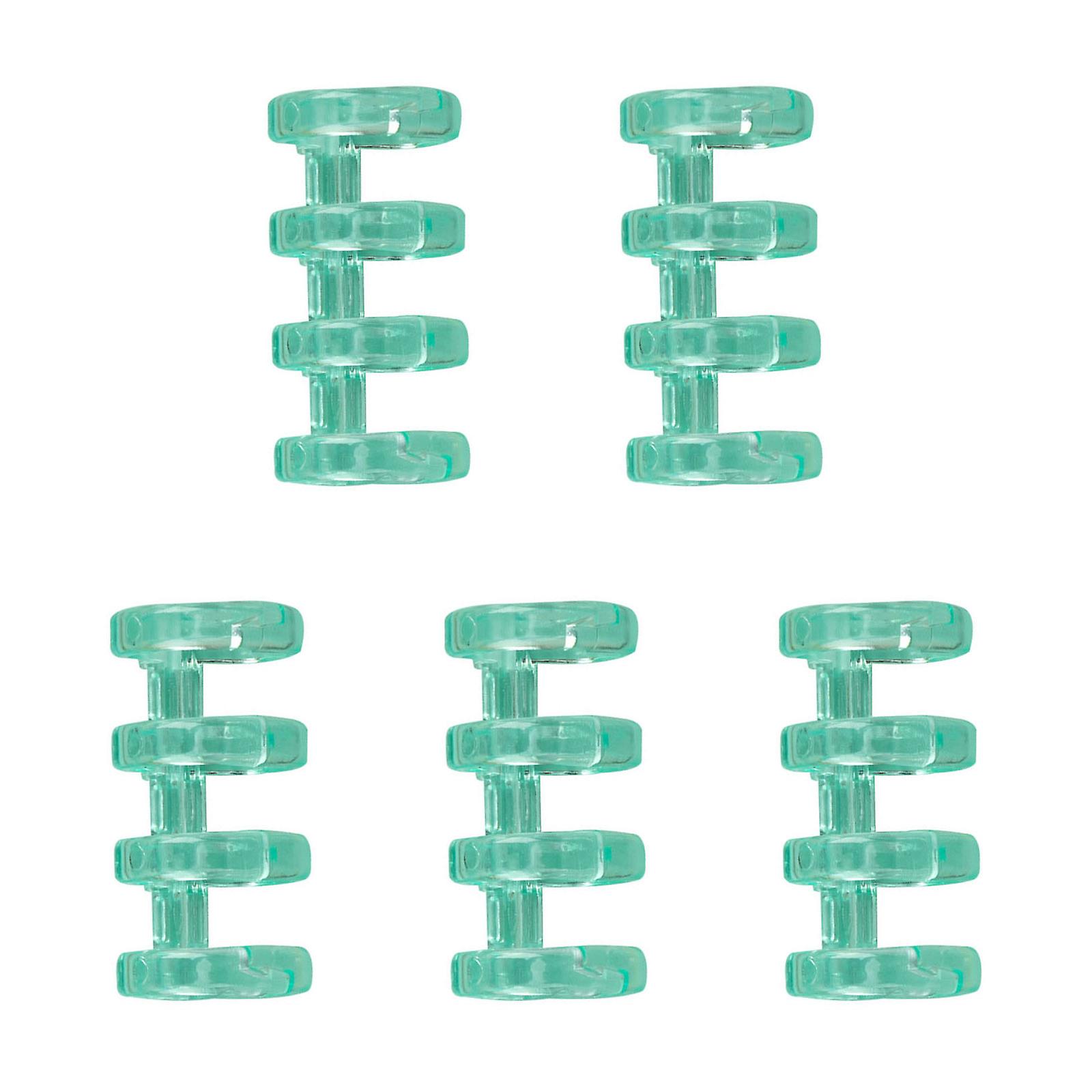 Loose Leaf Binding Rings 4 Ring Flexible Big Capacity Plastic Book Rings 5 Pack