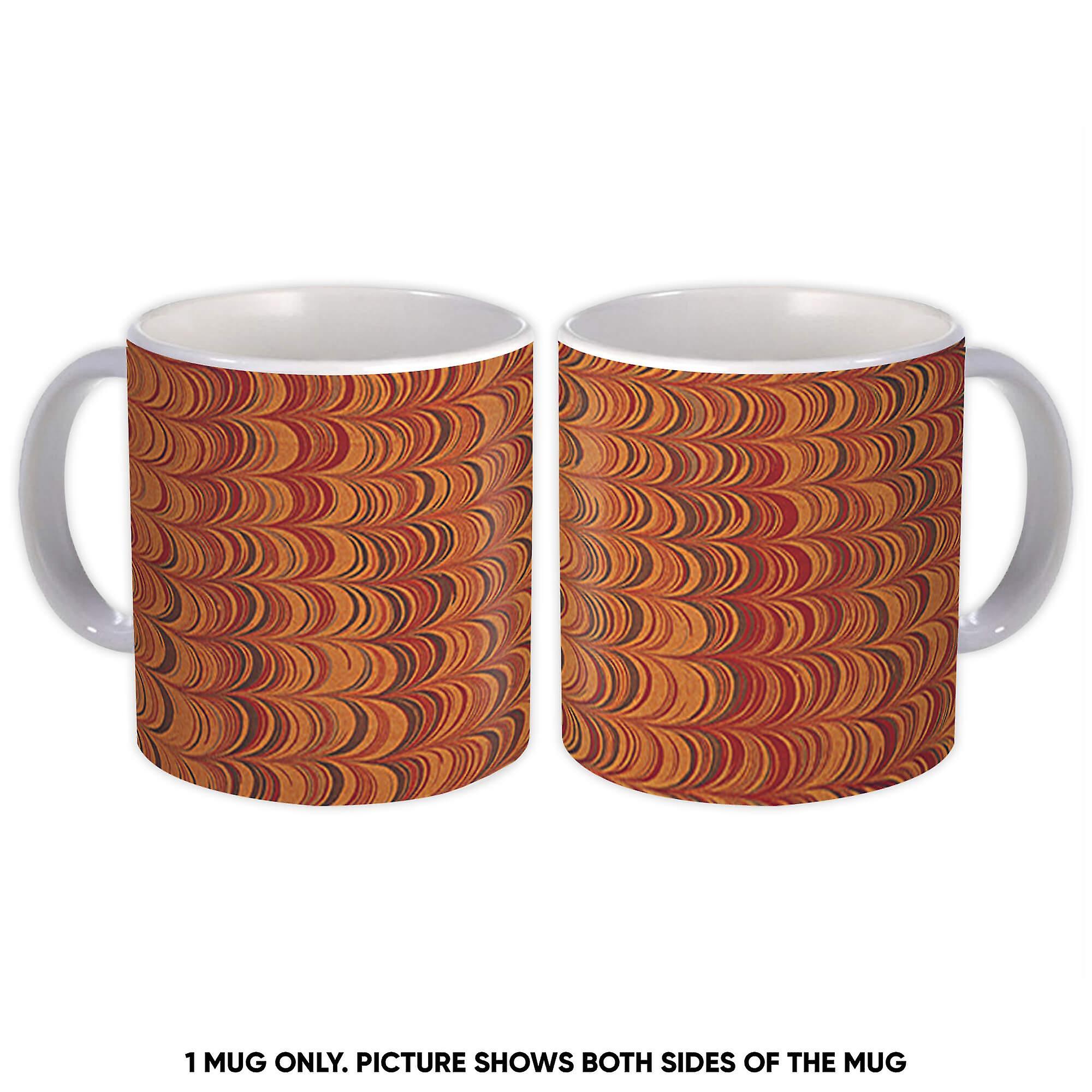 Geschenkbecher: Schuppenmuster Abstrakt