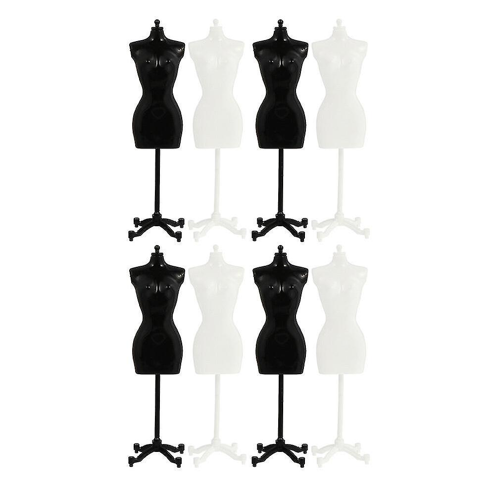 8pcs Doll Dress Display Holder Doll Clothes Display Stand Mannequin Model Stand