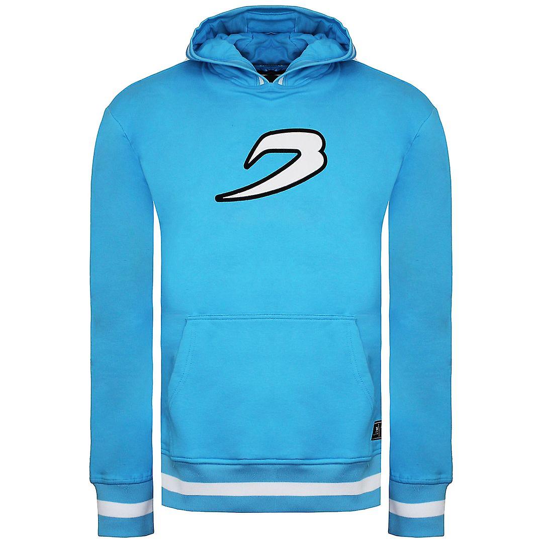 BoxRaw 36 by Teddy Atlas Long Sleeve Baby Blue Pullover Mens Hoodie BXRW TAH BB