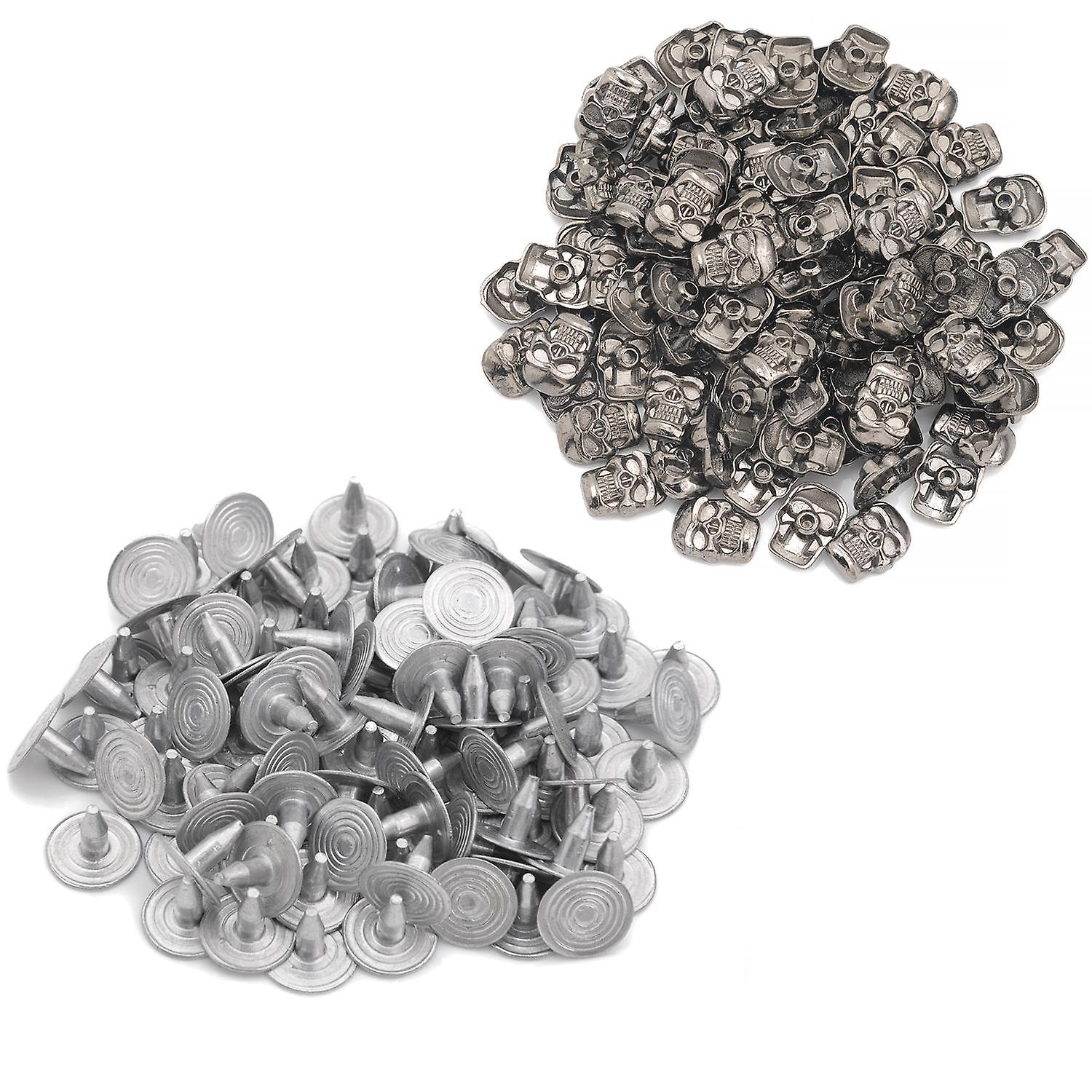 Skull Head Studs Rivets Fixing Hand Tool