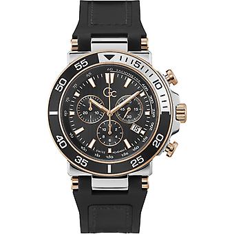 Gc en sport Analog Menns Quartz Watch med silikon armbånd Z14005G2MF