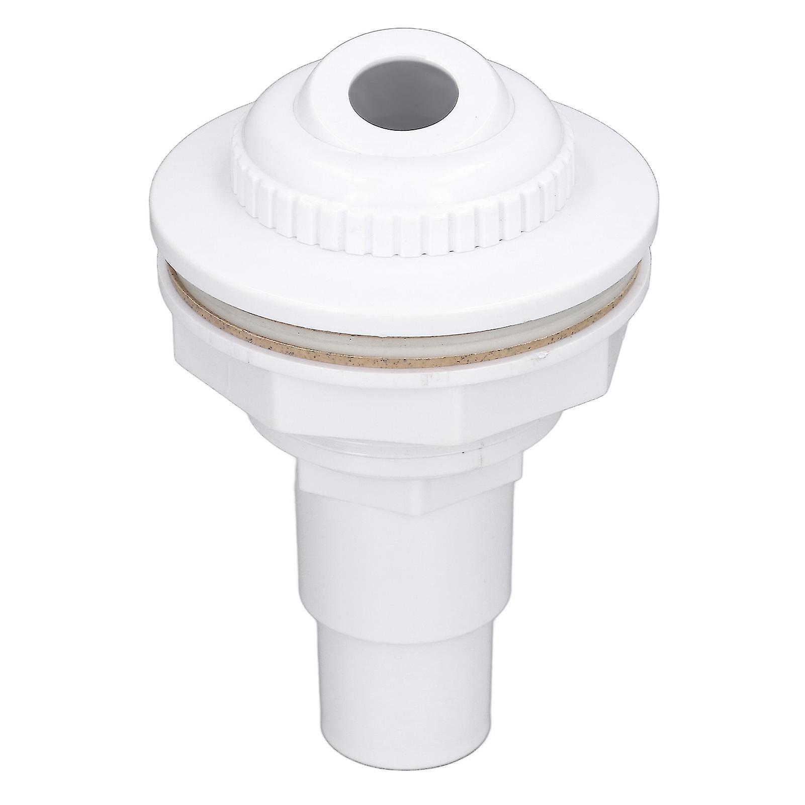 Complete Return Outlet Jet Fitting for Above Ground Swimming Pool with Gasket 1in Pipe Adapter
