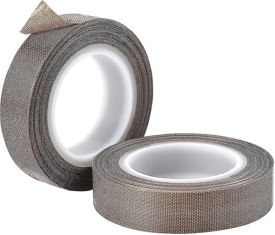 شريط لاصق بدرجة حرارة عالية ، شريط لاصق Ptfe 2 قطعة شريط تفلون مقاوم للماء - 13 مم × 10 م (كوي)