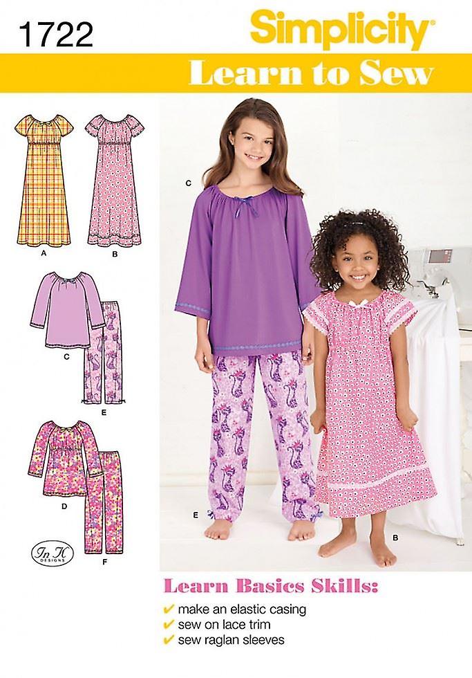 Simplicity Paper Sewing Pattern 1722