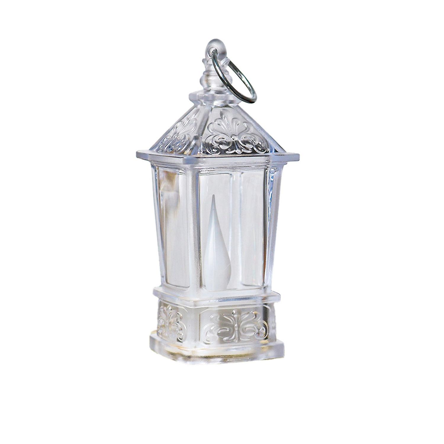 Halloween Decorations Mini LED Wind Lantern Vintage Electronic Candle Light