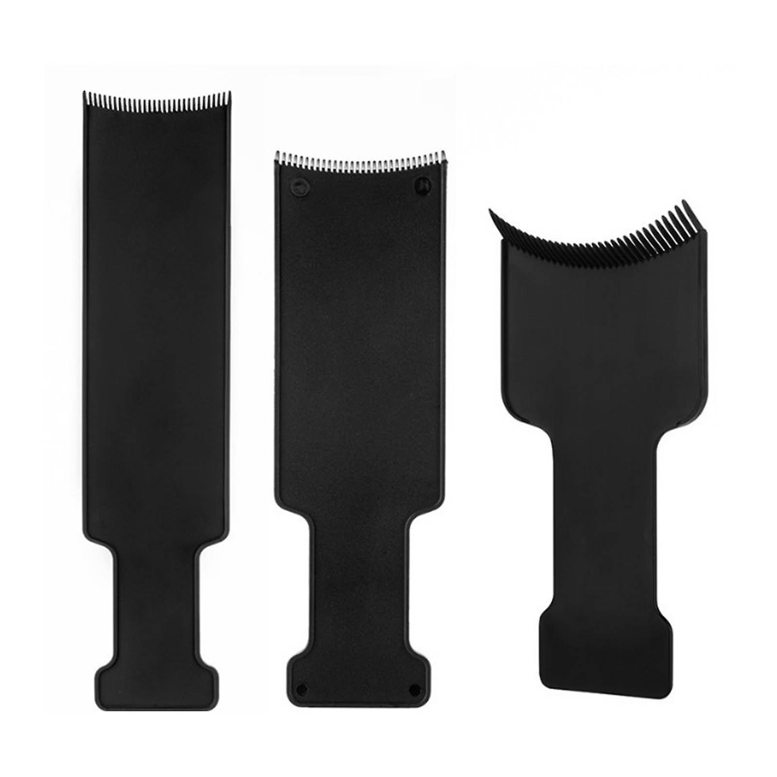 Set of 3 yage boards with teeth, highlighting board, hair dye palette, highlighting brush